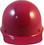 MSA Skullgard (SMALL SIZE) Cap Style Hard Hats with Ratchet Suspension - Raspberry - Front View