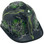 Nuclear Fallout Hydro Dipped Cap Style Hard Hats - Oblique View with edge