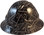 Maltese Cross and Skulls Full Brim Hydro Dipped Hard Hats - Oblique View