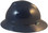 MSA V-Gard Full Brim Hard Hats with Fas-Trac Suspensions Navy Blue - Left Side View