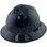 MSA V-Gard Full Brim Hard Hats with Fas-Trac Suspensions Navy Blue - with Protective Edge