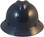 MSA V-Gard Full Brim Hard Hats with Staz On Suspensions Navy Blue  - Front View