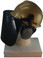 MSA V-Gard Cap Style hard hat with Dark Green Faceshield, Hard Hat Attachment, and Earmuff - Gold - Left Side