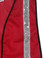 Dark Red Soft Mesh Vests with Silver Stripes ~ Fabric Detail