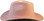 Occunomix Western Cowboy Hard Hats ~ Light Pink - Left Side View