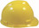 MSA Cap Style Large Jumbo Hard Hats with Fas-Trac Suspensions Yellow - Right Side View