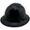 Pyramex Ridgeline Full Brim Hard Hat - Black - with Protective Edge