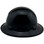 Pyramex Ridgeline Full Brim Hard Hat - Black - with Protective Edge