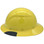 DAX Fiberglass Composite Hard Hat  Full Brim Yellow - Left
