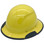 DAX Fiberglass Composite Hard Hat  Full Brim Yellow - Edge Oblique Left