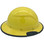 DAX Fiberglass Composite Hard Hat  Full Brim Yellow - Edge Right