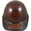 DAX Fiberglass Composite Hard Hat with Protective Edge - Cap Style Natural Tan - Front View