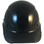 DAX Fiberglass Composite Hard Hat - Cap Style Black - Front View