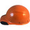 DAX Fiberglass Composite Hard Hat - Cap Style Hi Viz Orange - Left View