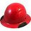 DAX Fiberglass Composite Hard Hat - Full Brim Red - Oblique View