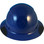 DAX Fiberglass Composite Hard Hat - Full Brim Royal Blue - Oblique View