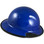 DAX Fiberglass Composite Hard Hat with Protective Edge - Full Brim Royal Blue - Right View