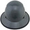 DAX Fiberglass Composite Hard Hat - Full Brim Textured Medium Gray with edge Back