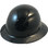 Actual Carbon Fiber Hard Hat - Full Brim Solid Black - Oblique