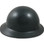 MSA Skullgard Full Brim Hard Hat with FasTrac III Ratchet Suspension - Textured Gunmetal Black - Right View