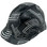 Black and White USA Cap Style Hydro Dipped Hard Hats - Oblique Left