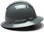 Pyramex Full Brim RIDGELINE Hard Hat Slate Gray 4 Point Suspensions  - Side View