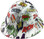 Bam Style Full Brim Hydro Dipped Hard Hats - Oblique View