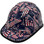 USA Flag Cap Style Hydro Dipped Hard Hats - Edge Oblique Left