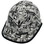 Social Media Style Hydro Dipped Hard Hats - Edge Oblique Left