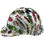 Zoom Bam Boom Style Hydro Dipped Hard Hats -  Right