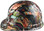 80's Design Style Hydro Dipped Hard Hats - Side View