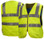 Pyramex Cooling Vest Series - Class 2 Hi-Vis Lime Safety Vests w/ Silver Stripes (CV200)