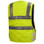 Pyramex Cooling Vest Series - Class 2 Hi-Vis Lime Safety Vests w/ Silver Stripes (CV200)