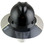 MSA Full Brim V-Guard Hard Hat with Sun Shield - Black