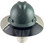 MSA Full Brim V-Guard Hard Hat with Sun Shield - Gray