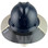 MSA Full Brim V-Guard Hard Hat with Sun Shield - Navy Blue