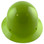 MSA Skullgard Full Brim Hard Hat with FasTrac III Ratchet Suspension - Lime