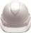  Pyramex Ridgeline Vented Cap Style Hard Hat with Shiny White Graphite Pattern 