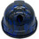 Blue Flames Design Cap Style Hydro Dipped Hard Hats - Edge Back