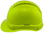  Pyramex Ridgeline Vented Cap Style Hard Hat Hi Viz Lime - Left