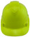  Pyramex Ridgeline Vented Cap Style Hard Hat Hi Viz Lime - Front