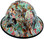 Vintage Pin Up Girls Design Full Brim Hydro Dipped Hard Hats - Oblique Right Edge