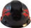 MSA V-Gard Cap Style Fire Design Hard Hats with One Touch Suspension - Back View