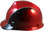 MSA Rally Cap V-Gard Hard Hats with One Touch Suspension - Left Side View