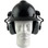 MSA Full Brim V-Guard Hard Hat with Earmuff Attachment - Black