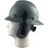 MSA Full Brim V-Guard Hard Hat with Earmuff Attachment - Gray