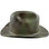 Outlaw Cowboy Hardhat with Ratchet Suspension Textured Camo - Side View