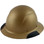 Actual Carbon Fiber Hard Hat - Full Brim Glitter Gold - Oblique View