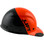 Actual Carbon Fiber Hard Hat - Cap Style Black and Hi Viz Orange - Right View