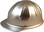 SkullBucket Aluminum Cap Style Hard Hats ~ Silver